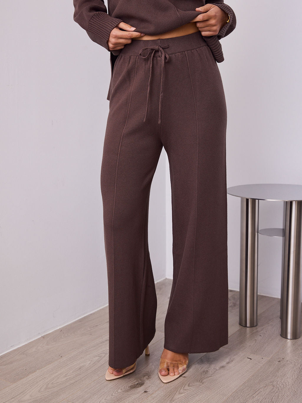 DELTA KNIT PANT - ESPRESSO