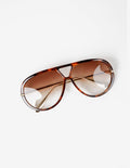 JACQUELINE AVIATOR SUNGLASSES - TORTOISE