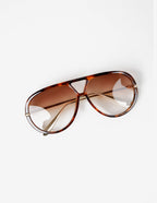 JACQUELINE AVIATOR SUNGLASSES - TORTOISE