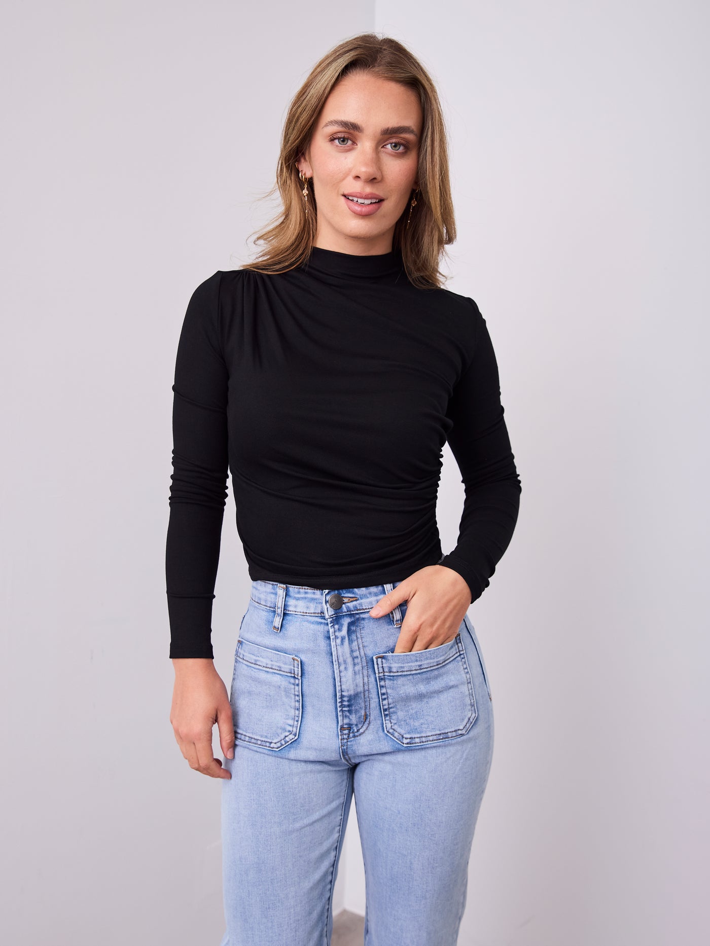 COLEMAN TOP - BLACK