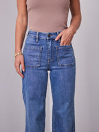 FITZROY JEAN - MEDIUM BLUE