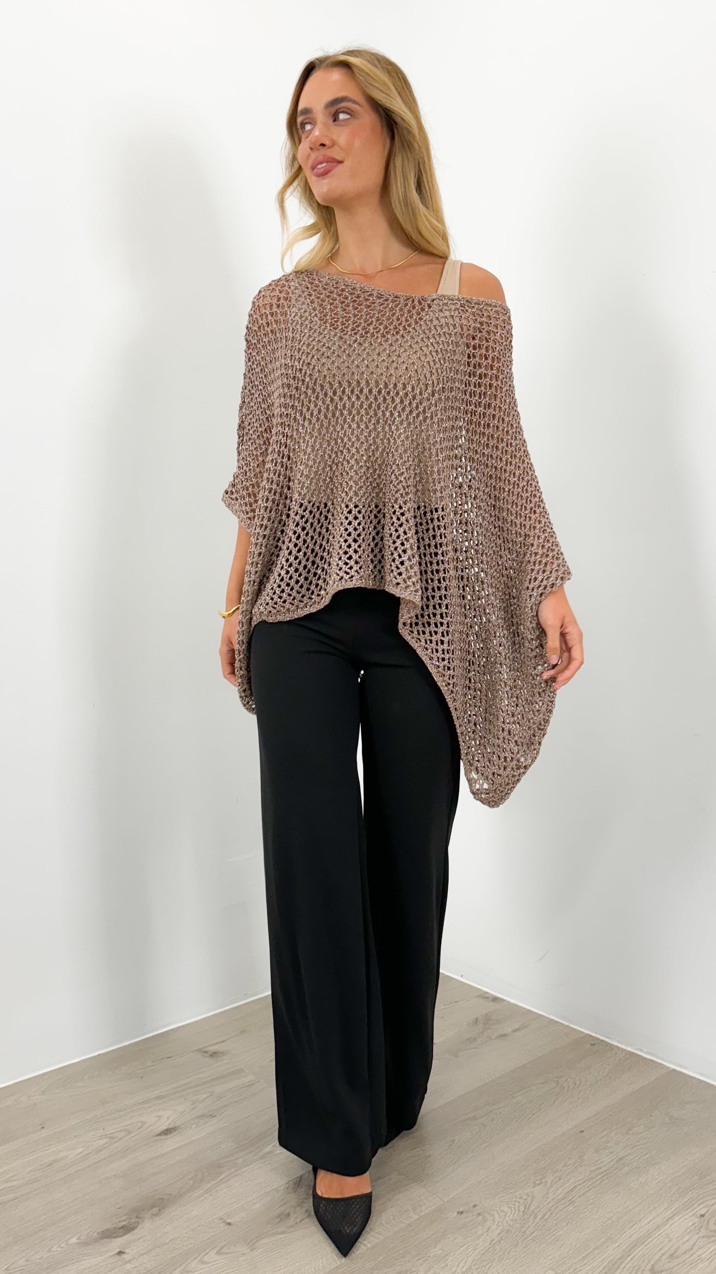 BENITA TOP - CHOCOLATE