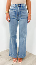 FITZROY JEAN - MEDIUM BLUE