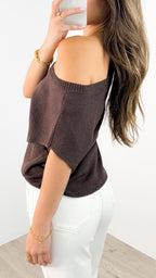 KATHERINE KNIT - CHOCOLATE
