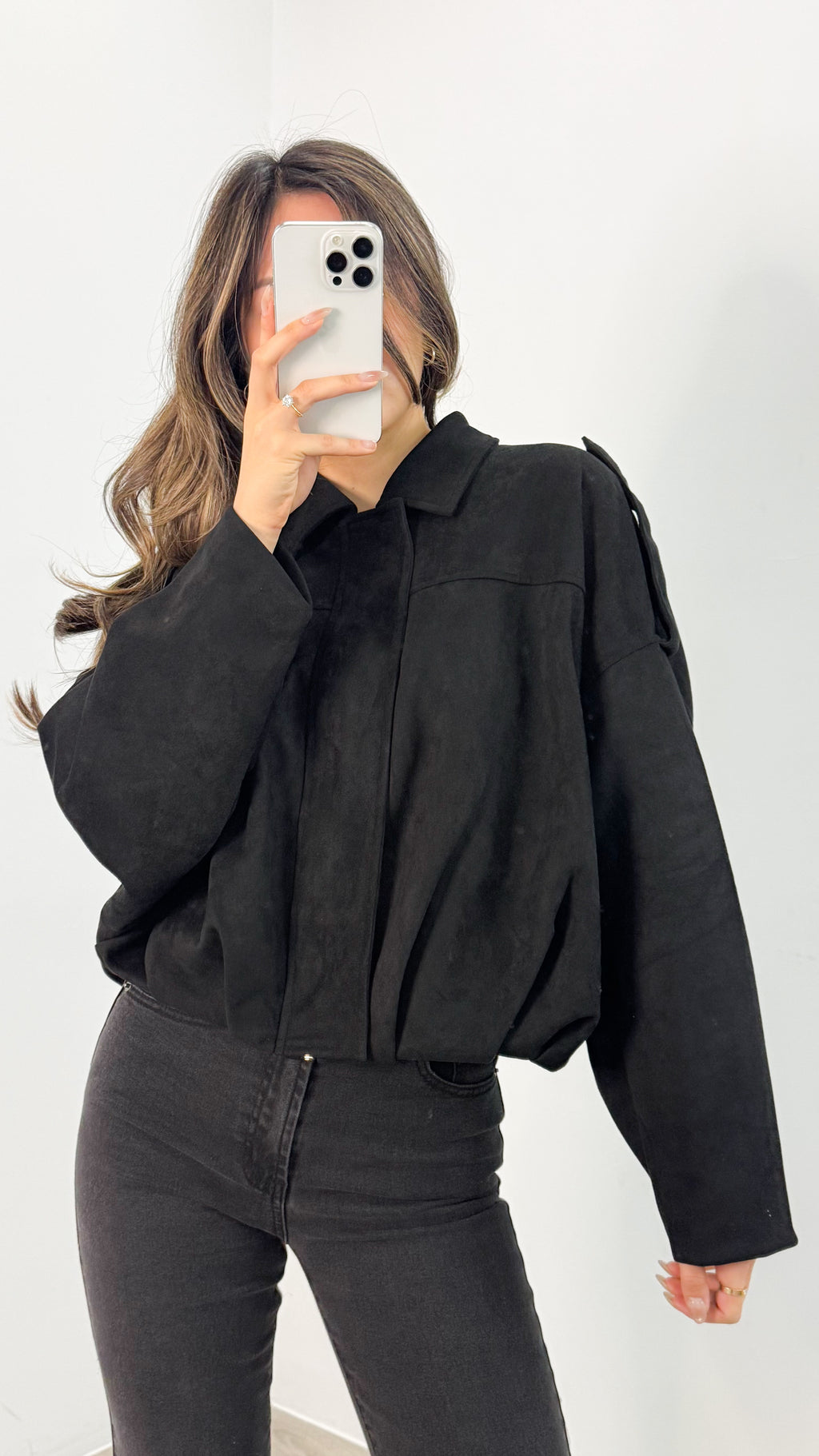 TYLER BOMBER JACKET - BLACK