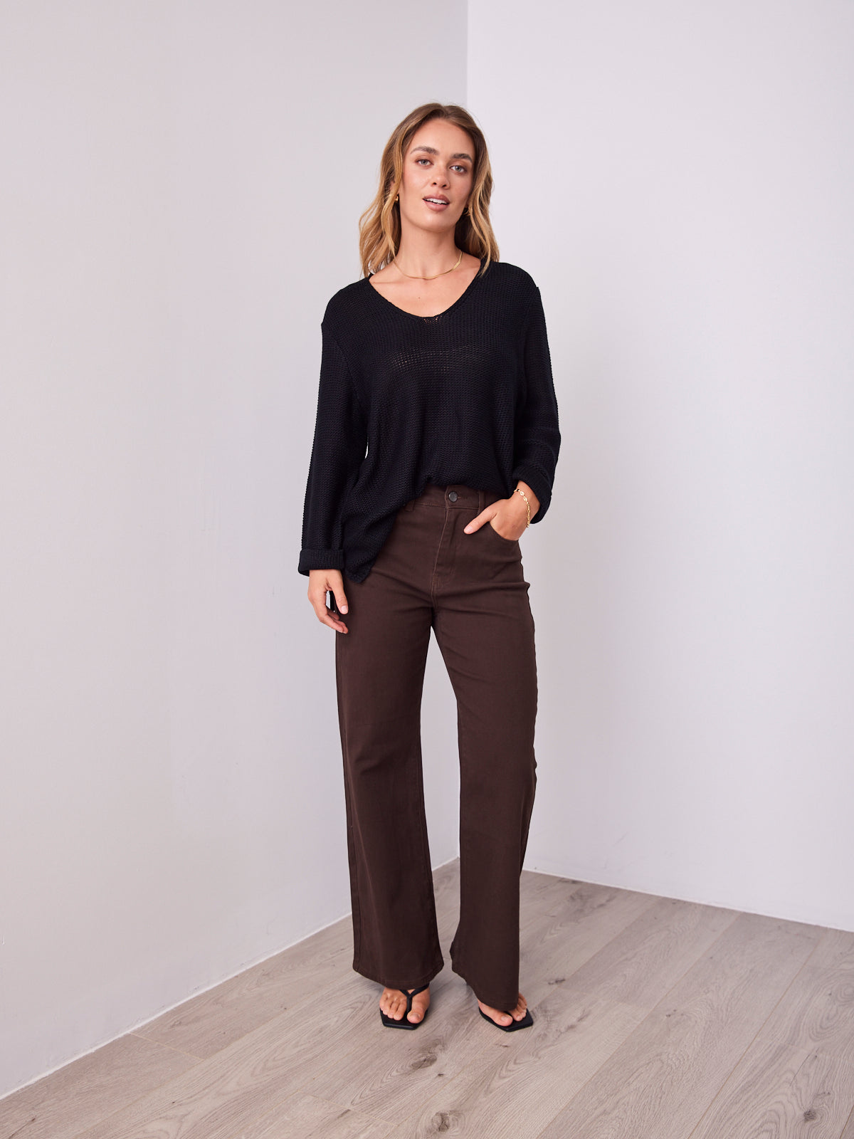 TIANA KNIT - BLACK