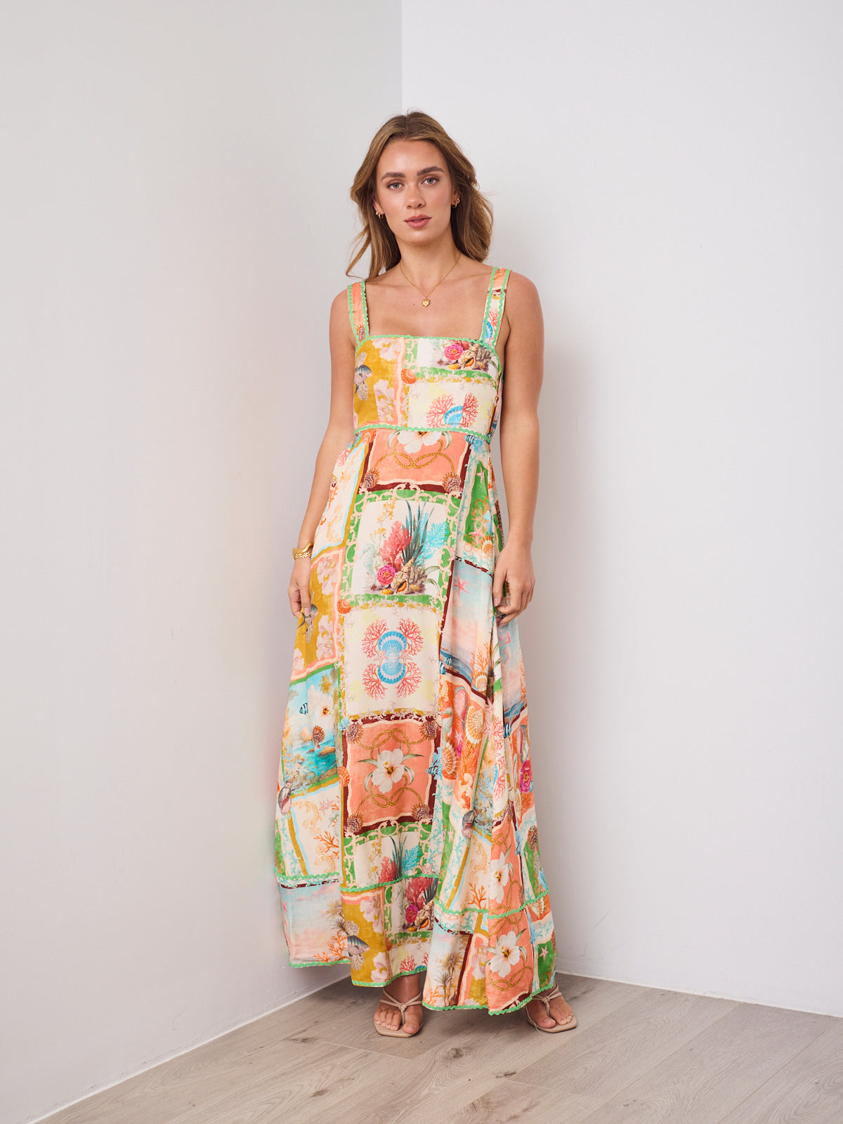 CHIARA MAXI DRESS - MULTI