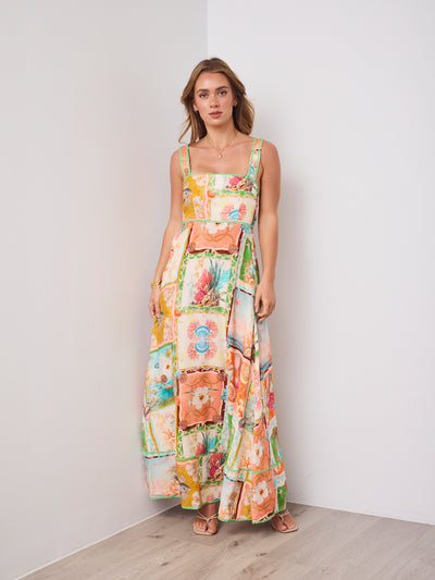 CHIARA MAXI DRESS - MULTI
