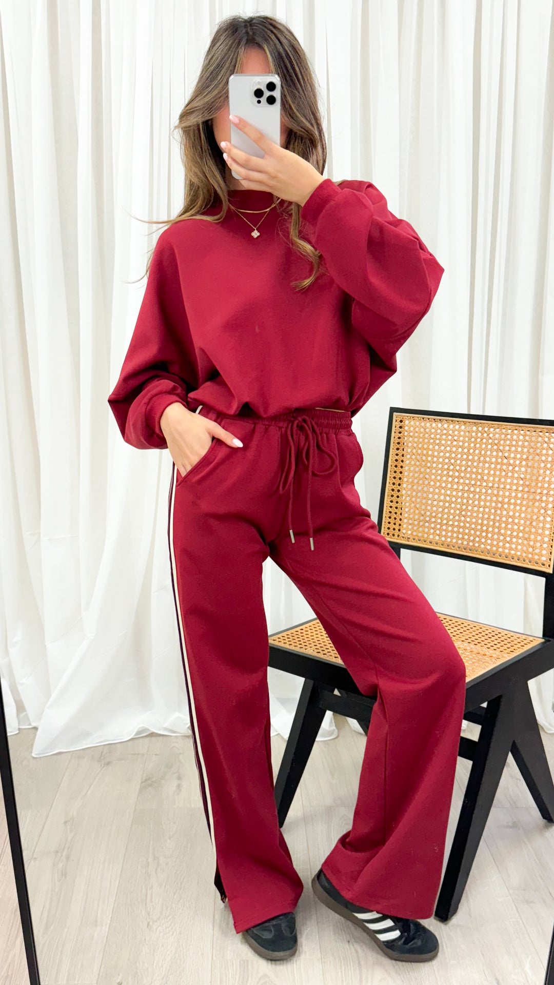 DANTE SWEAT TOP - WINE