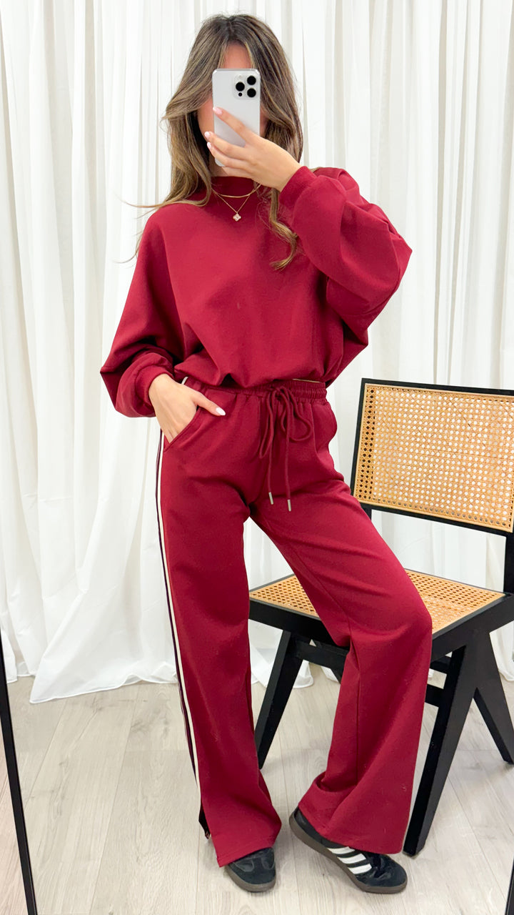 DANTE SWEAT TOP - WINE