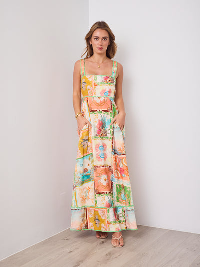 CHIARA MAXI DRESS - MULTI