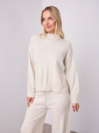 DELTA KNIT TOP - BONE