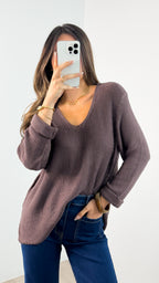 TIANA KNIT - CHOCOLATE