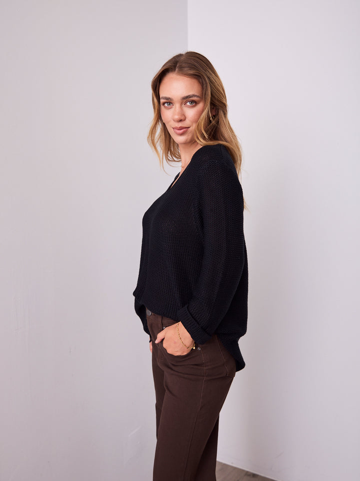 TIANA KNIT - BLACK