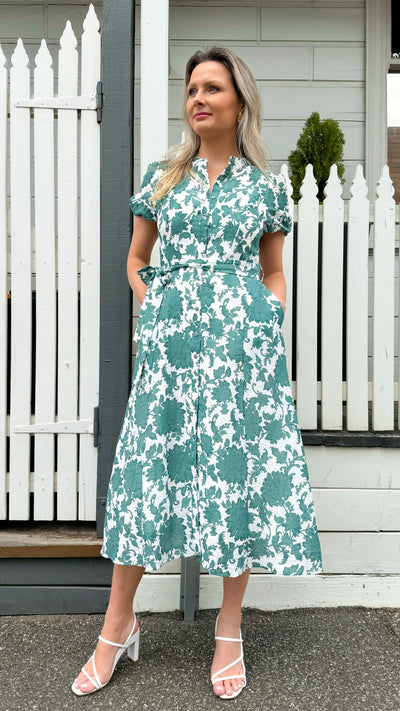 CHRISHEL DRESS - GREEN