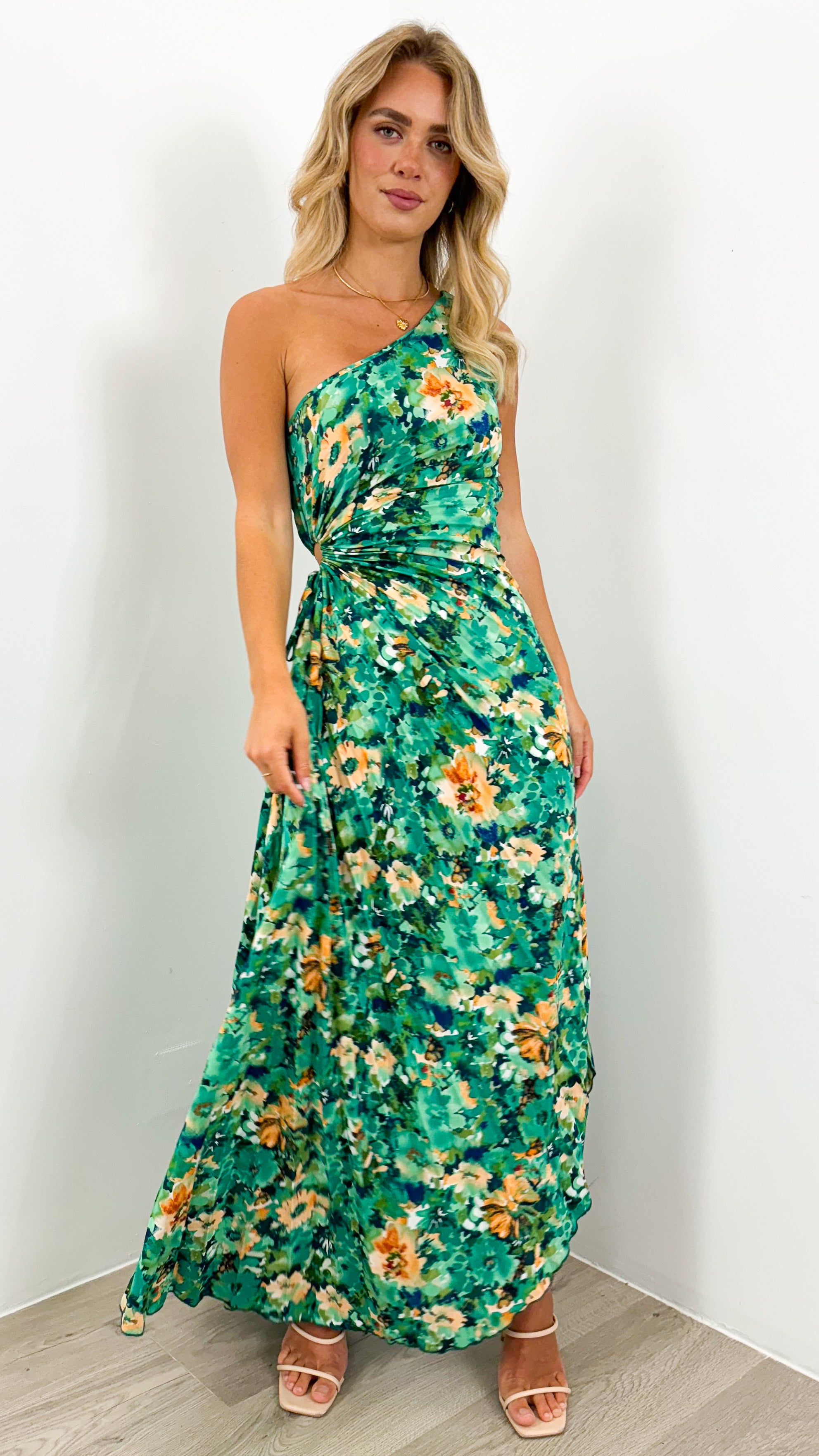 ALINA DRESS - GREEN