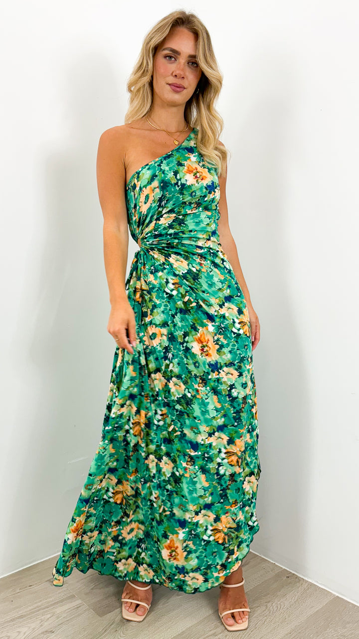 ALINA DRESS - GREEN