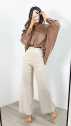BELLA BLOUSE - COCOA