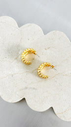 INDIRA 18K GOLD PLATED EARRINGS - GOLD