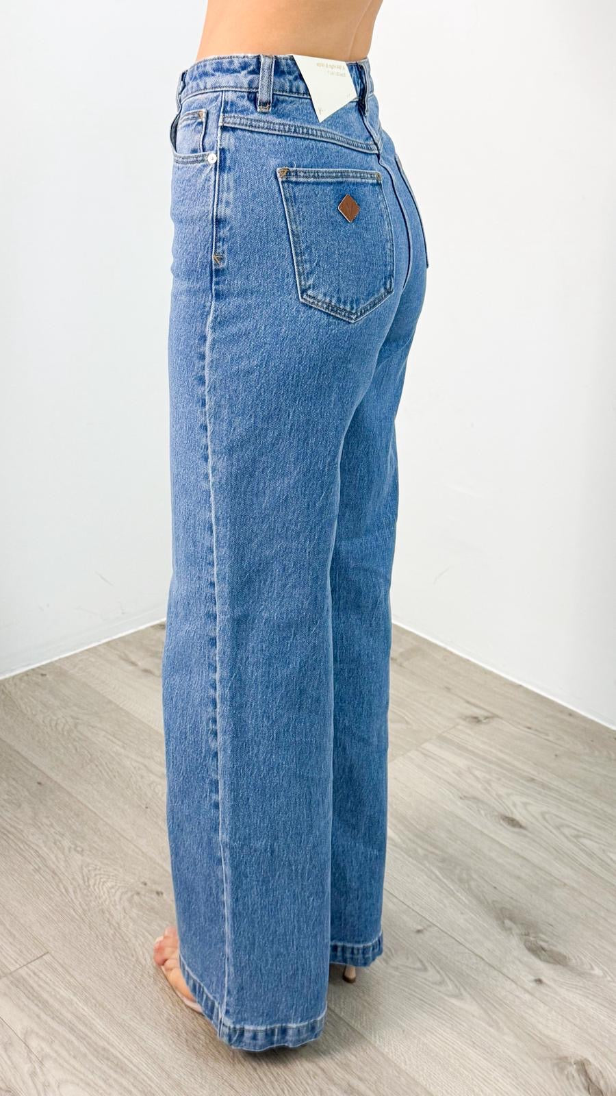 'ABRAND' 94 HIGH & WIDE DEBBIE - DENIM