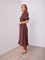 MARCIA DRESS - CHOCOLATE