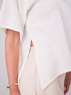 ANDY KNIT TOP - WHITE