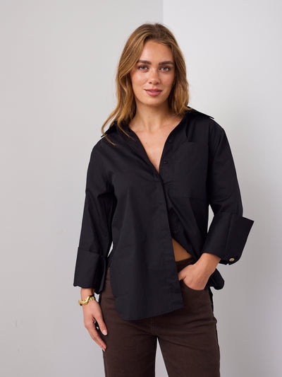 XAVIER SHIRT - BLACK