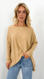 TESSA KNIT - CAMEL