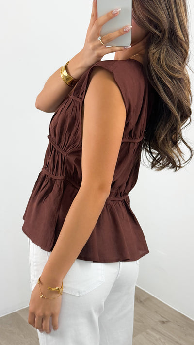 NAMMOS TOP - CHOCOLATE