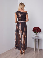 AVALON DRESS - CHOCOLATE