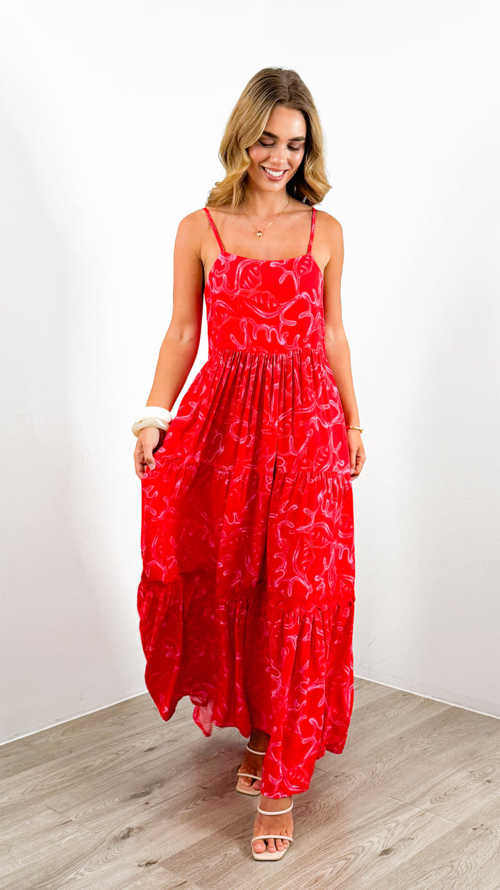 PORTA DRESS - WATERMELON