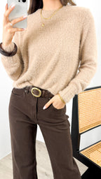 TEXAS STRETCH JEAN - CHOCOLATE BROWN (size down)