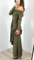SAMIRA DRESS - OLIVE