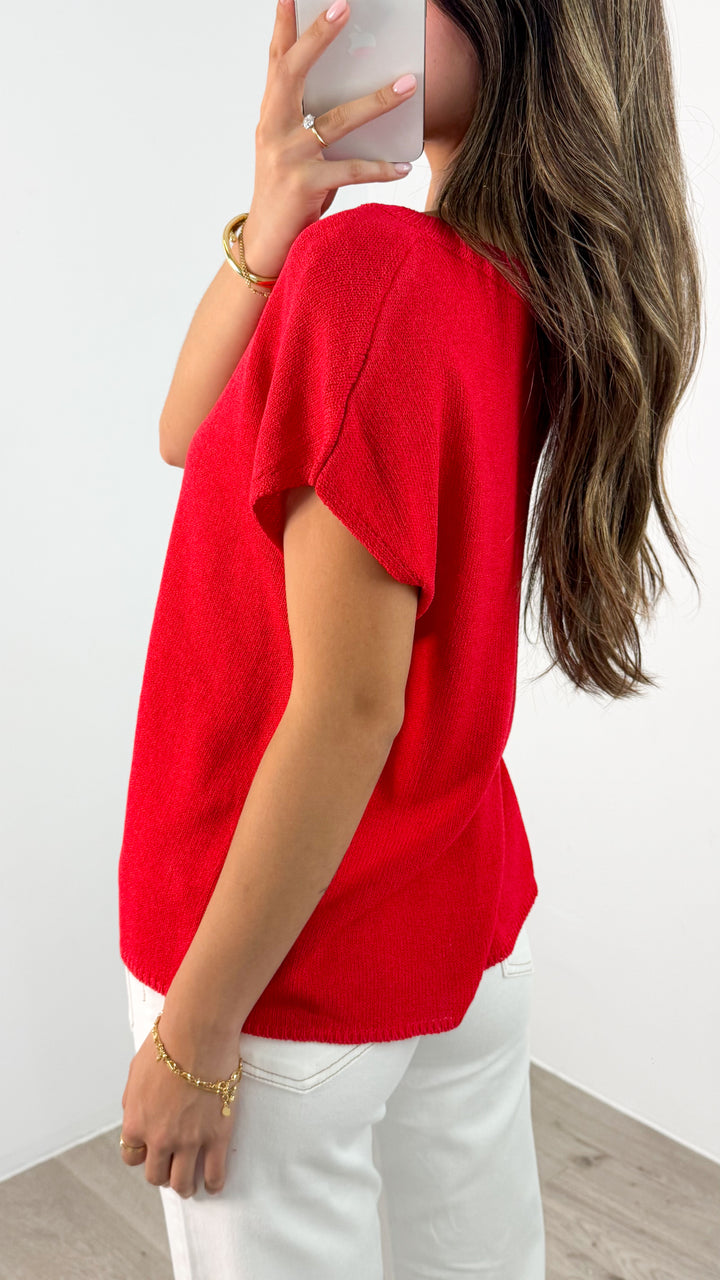 KATHERINE KNIT - RED