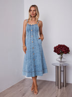 MAVEN DRESS - DENIM