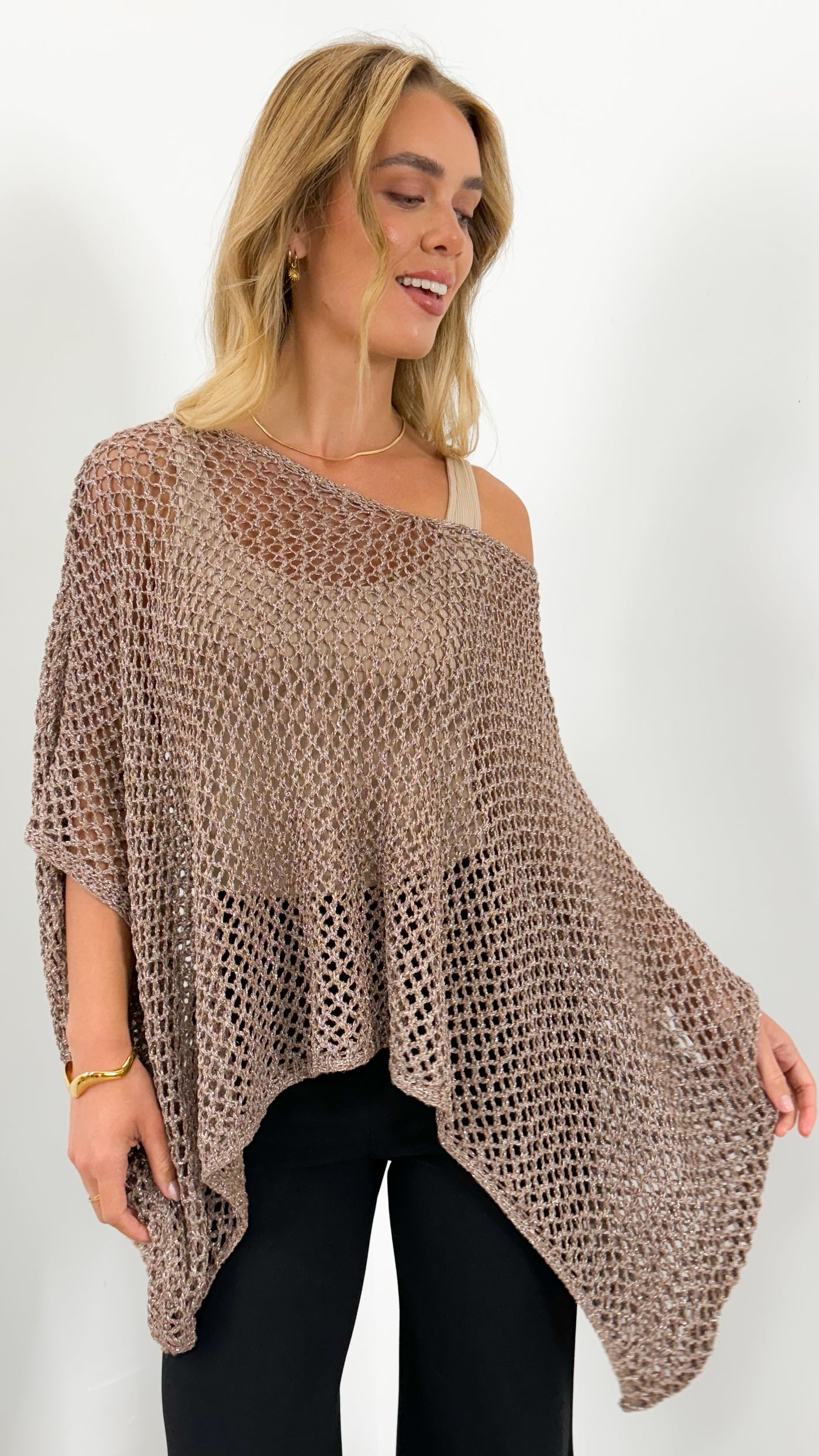 BENITA TOP - CHOCOLATE