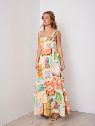 CHIARA MAXI DRESS - MULTI