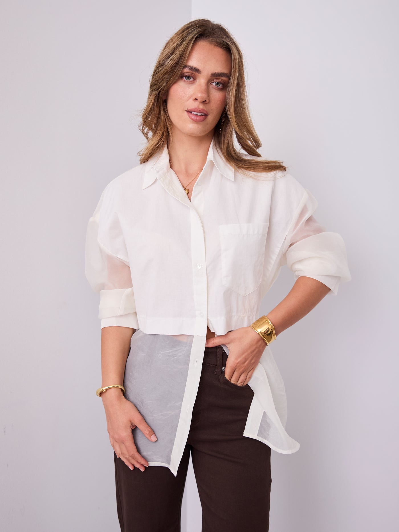 NARA SHIRT -  OFF WHITE