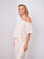 ANDY KNIT TOP - OATMEAL