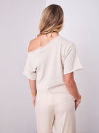 ANDY KNIT TOP - OATMEAL