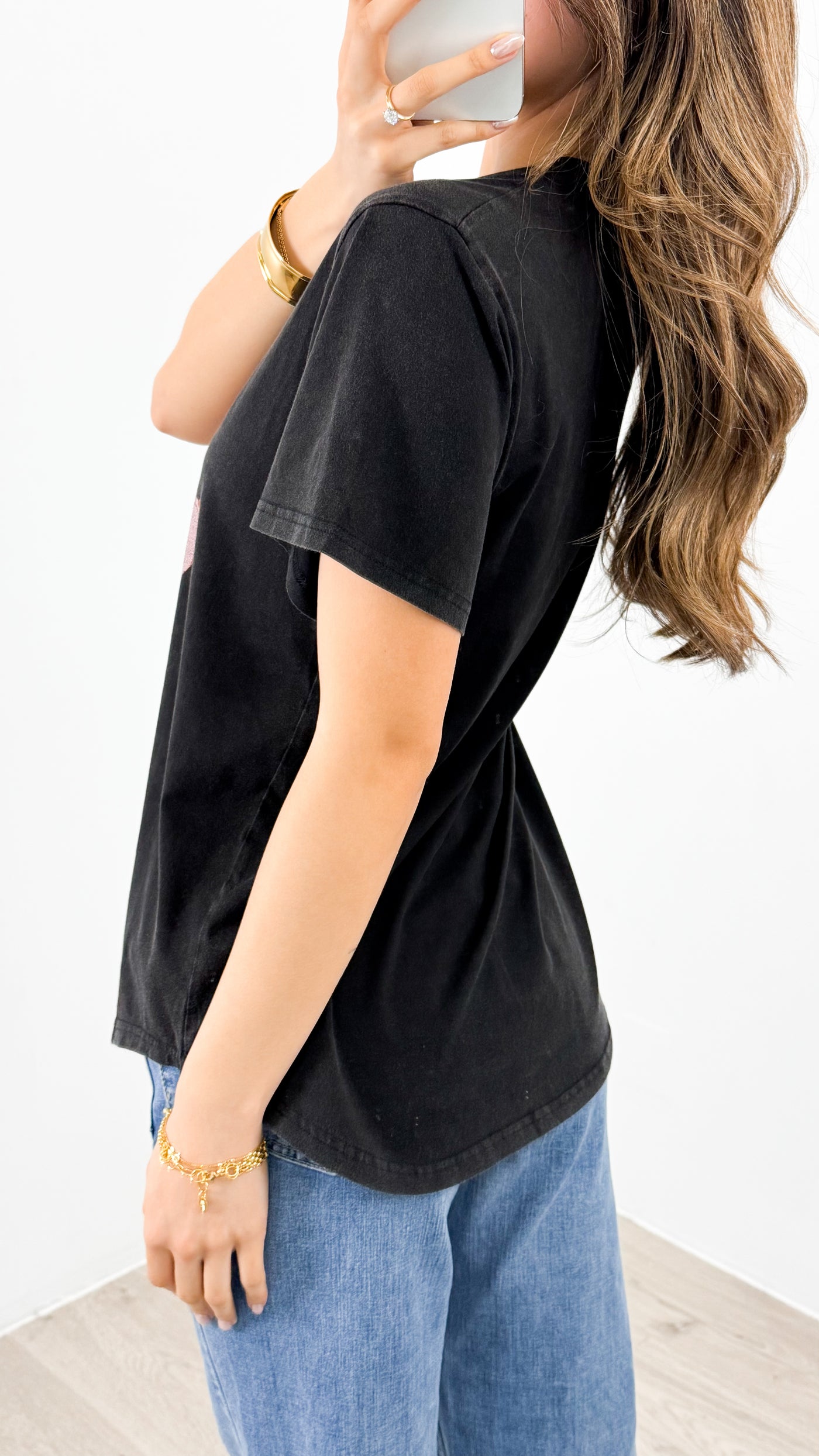 TEXAS TEE - WASHED BLACK