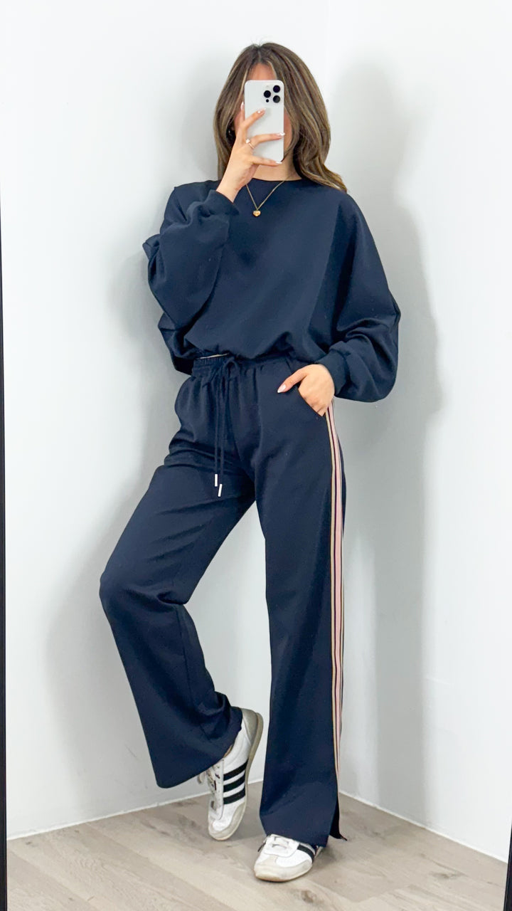 DANTE SWEAT TOP - NAVY