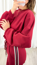 DANTE SWEAT TOP - WINE