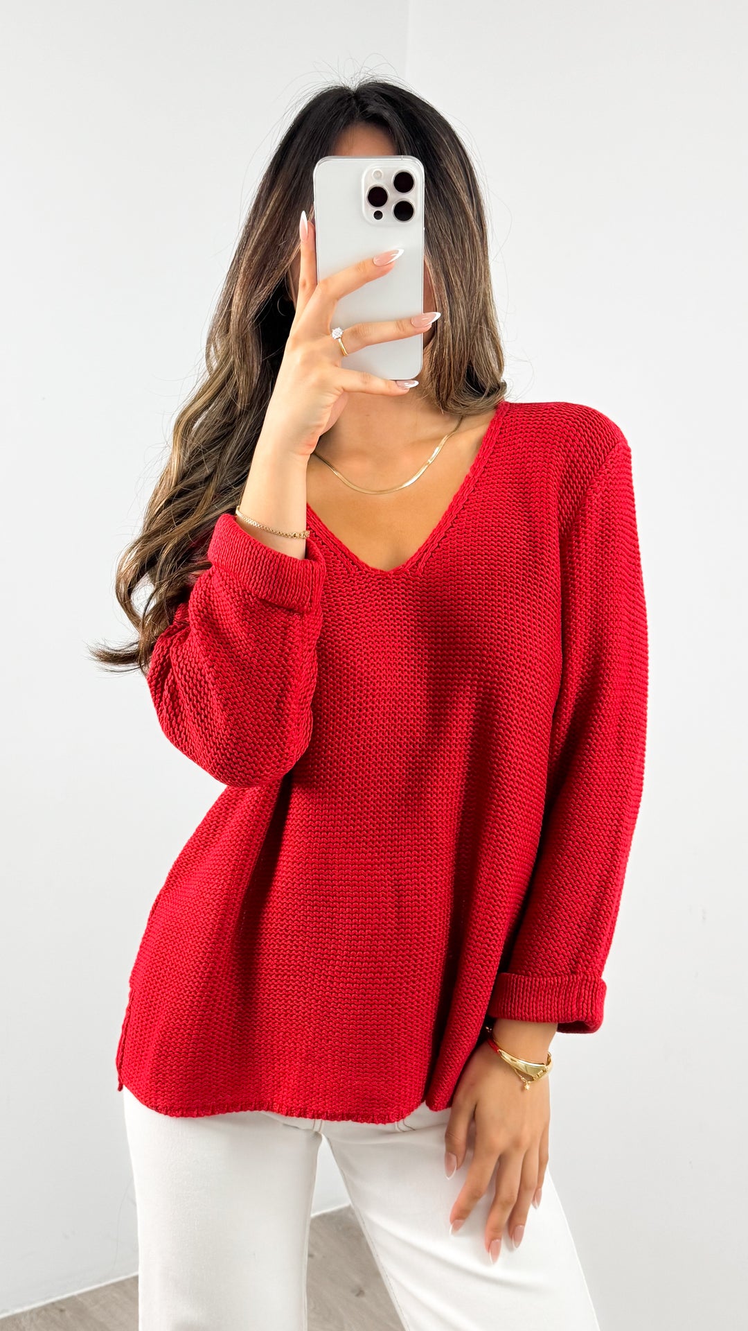 TIANA KNIT - RED