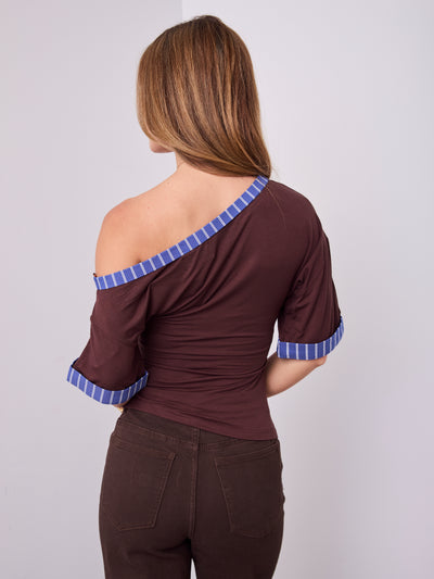 JED TOP - CHOCOLATE