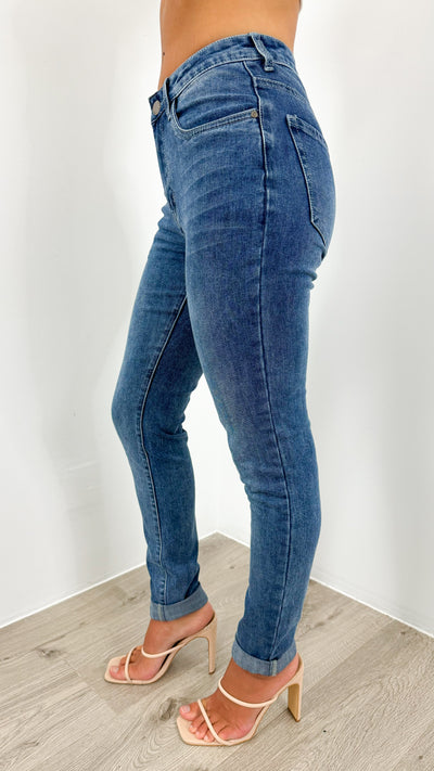 NOVA JEAN - MEDIUM BLUE