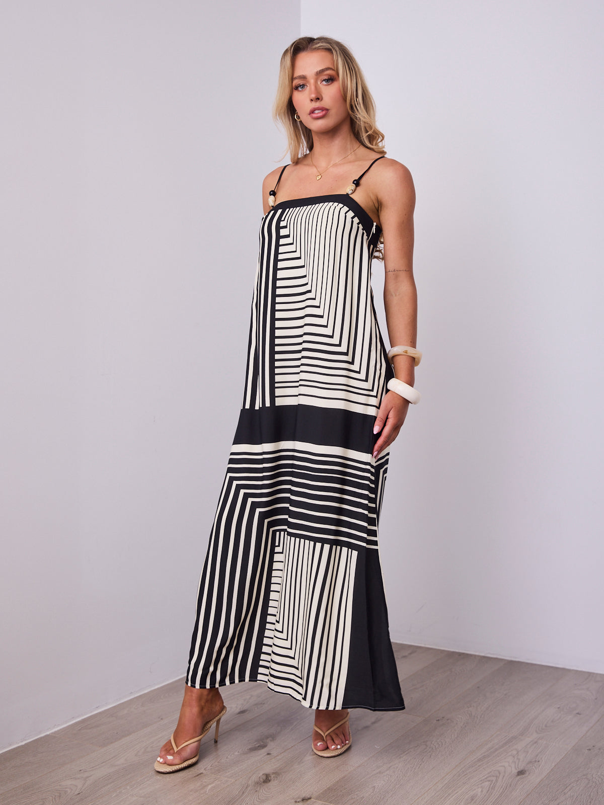 MORGAN DRESS - STRIPE