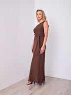 ANGIE DRESS - CHOCOLATE