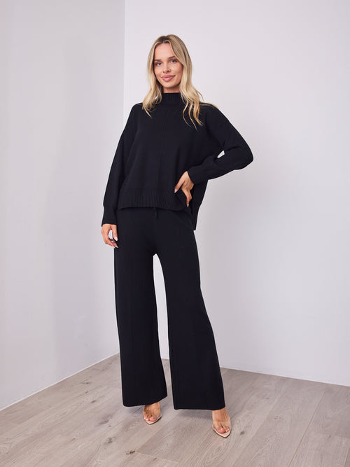 DELTA KNIT PANT - BLACK