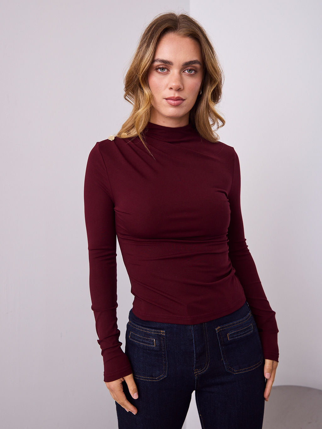 NINA TOP - MERLOT